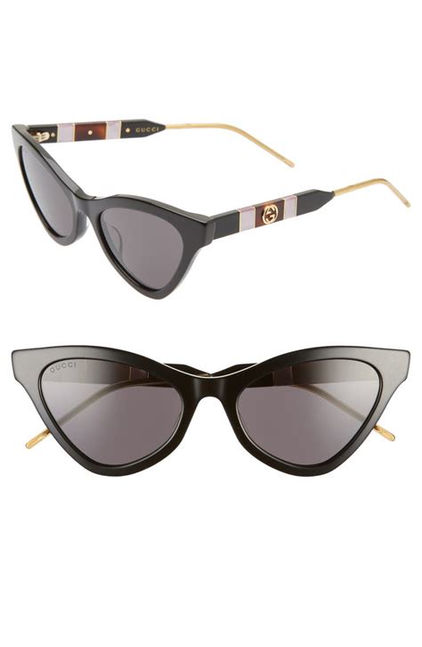 55mm cat eye sunglasses gucci.